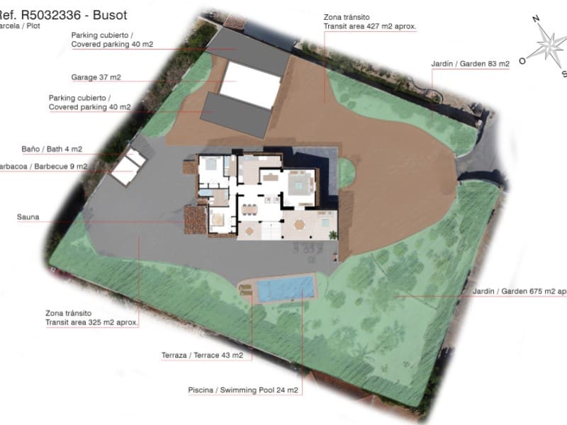 4 soveværelse Villa til salg i Busot med swimmingpool garage - € 689.000 (Ref: 9051456)