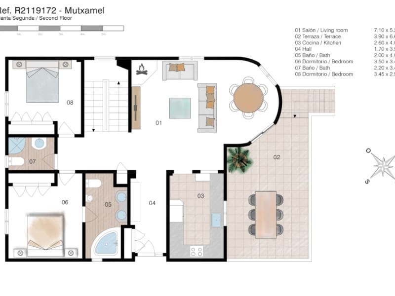 5 chambre Villa/Maison à vendre à Muchamiel / Mutxamel avec piscine garage - 529 000 € (Ref: 9051457)