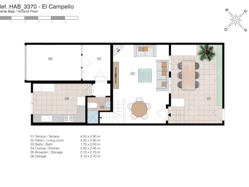 4 soveværelse Byhus til salg i El Campello med garage - € 289.000 (Ref: 9110666)