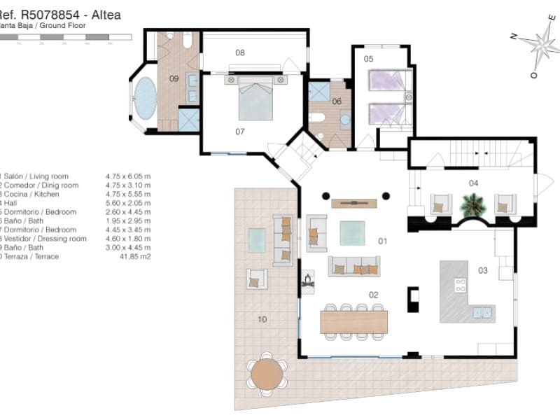 4 Zimmer Villa zu verkaufen in Altea mit Garage - 1.569.000 € (Ref: 9142908)