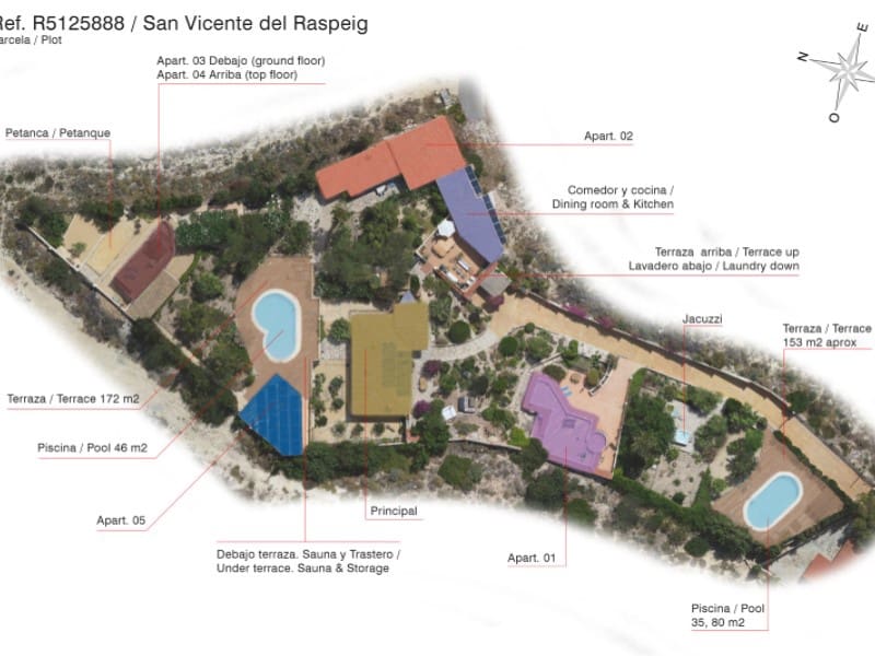 11 chambre Villa/Maison à vendre à San Vicente / Sant Vicent del Raspeig - 1 500 000 € (Ref: 9169841)