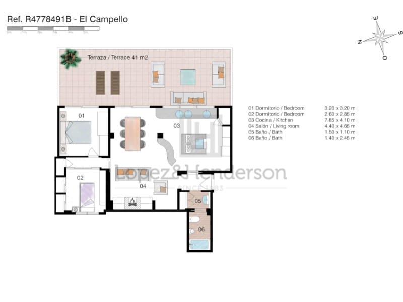 2 chambre Penthouse à vendre à El Campello - 495 000 € (Ref: 9220439)