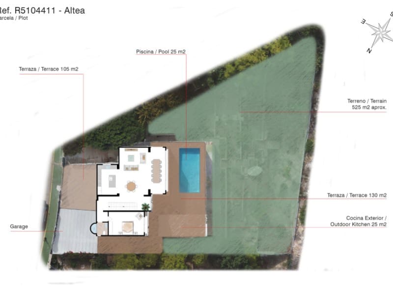 4 bedroom Villa for sale in Altea with garage - € 2,095,000 (Ref: 9239993)