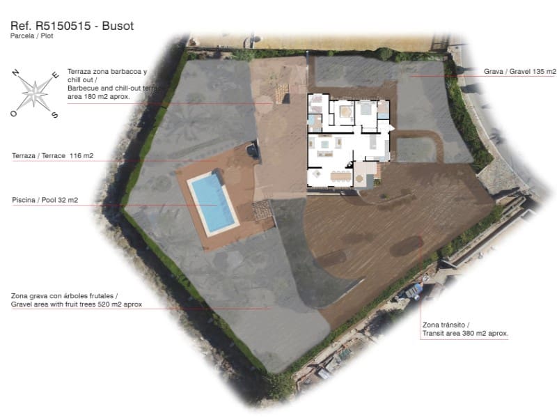 4 soverom Villa til salgs i Busot med svømmebasseng garasje - € 520 000 (Ref: 9282441)