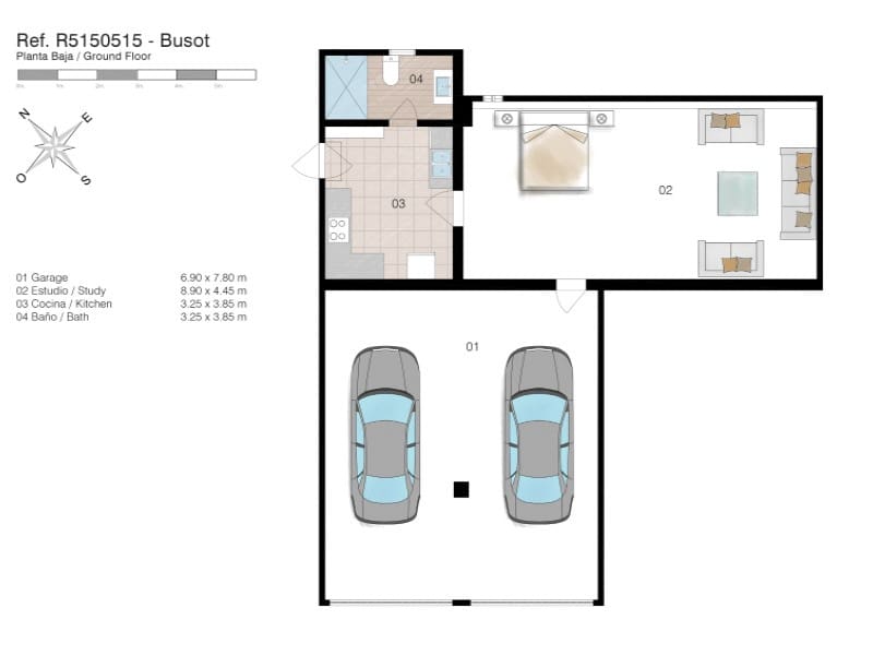 4 soverom Villa til salgs i Busot med svømmebasseng garasje - € 520 000 (Ref: 9282441)