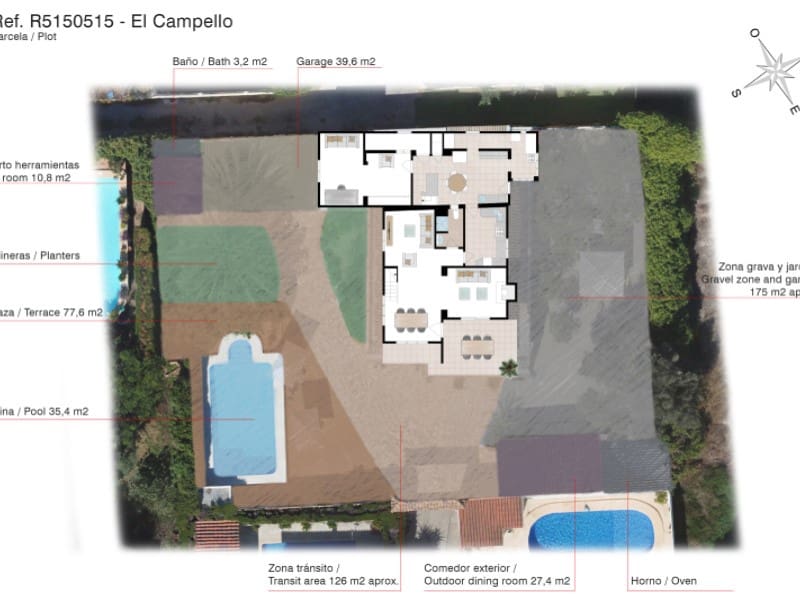 5 bedroom Villa for sale in San Juan de Alicante / Sant Joan d'Alacant with pool - € 745,000 (Ref: 9308565)