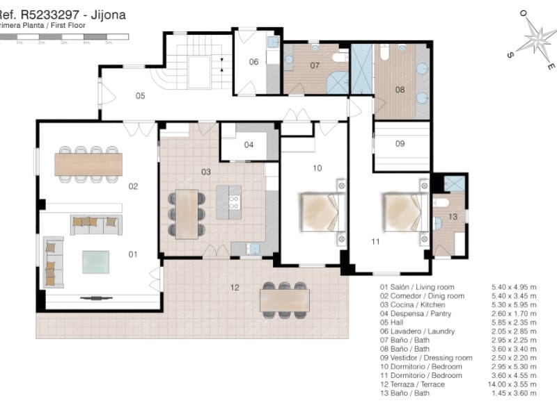 6 bedroom Villa for sale in Jijona / Xixona with garage - € 735,000 (Ref: 9504687)