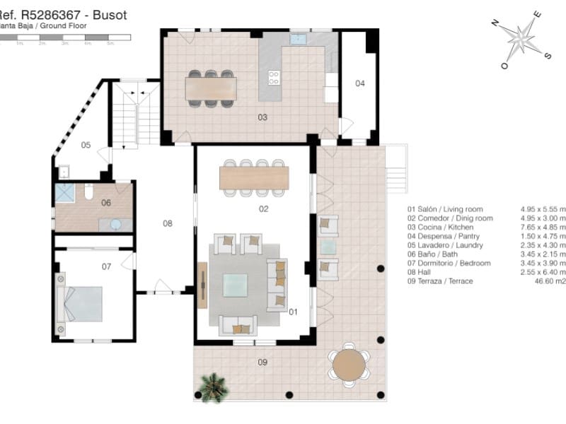 5 quarto Moradia para venda em Busot com piscina garagem - 629 000 € (Ref: 9565302)