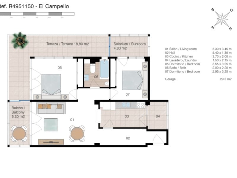2 bedroom Apartment for sale in El Campello with garage - € 350,000 (Ref: 9644636)