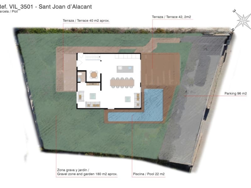 4 camera da letto Villa in vendita in San Juan de Alicante / Sant Joan d'Alacant con piscina - 1.195.000 € (Rif: 9755734)