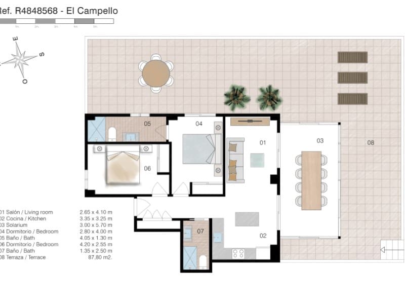 2 soverom Leilighet til salgs i Playa de Muchavista med garasje - € 495 000 (Ref: 9777955)