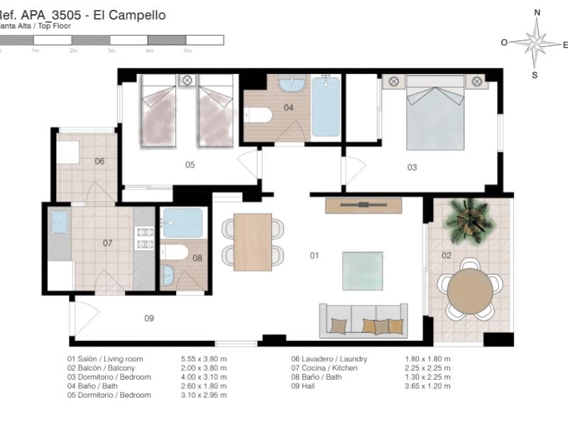 2 bedroom Apartment for sale in Playa de Muchavista with garage - € 299,000 (Ref: 9822486)