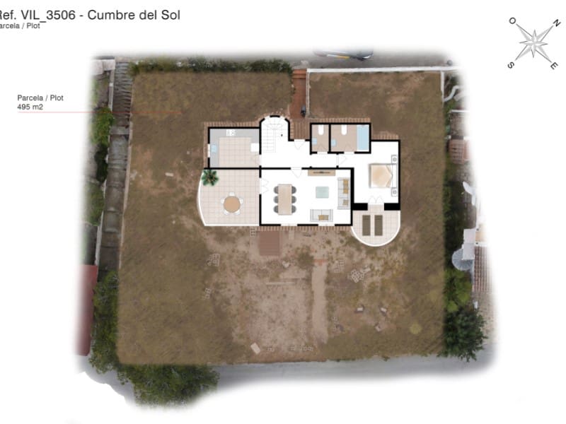 4 camera da letto Villa in vendita in Cumbre del Sol - 520.000 € (Rif: 9831214)
