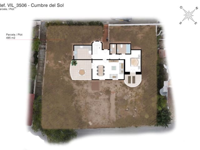 4 quarto Moradia para venda em Cumbre del Sol, Benitachell / Benitatxell - 520 000 € (Ref: 9831214)