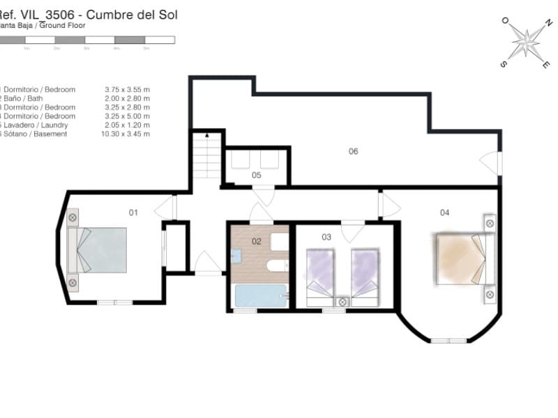 4 camera da letto Villa in vendita in Cumbre del Sol - 520.000 € (Rif: 9831214)