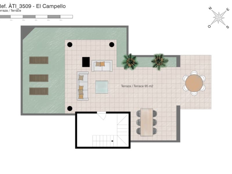 3 quarto Penthouse para venda em El Campello com piscina garagem - 675 000 € (Ref: 9855316)