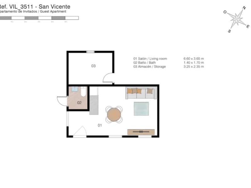 3 soverom Villa til salgs i San Vicente / Sant Vicent del Raspeig med svømmebasseng - € 449 000 (Ref: 9892413)