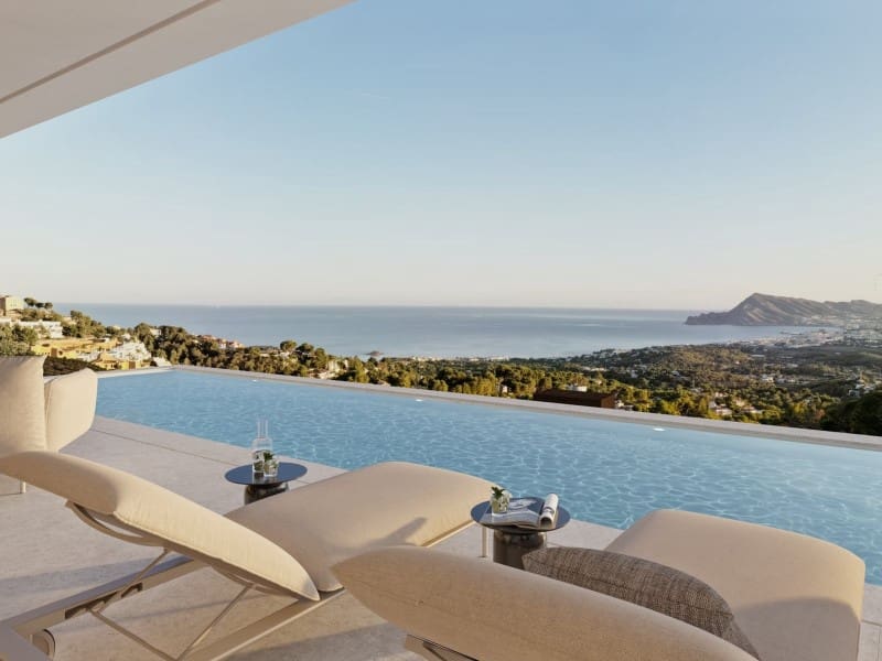 4 sypialnia Willa na sprzedaż w Altea z basenem garażem - 2 349 000 € (Ref: 9936083)