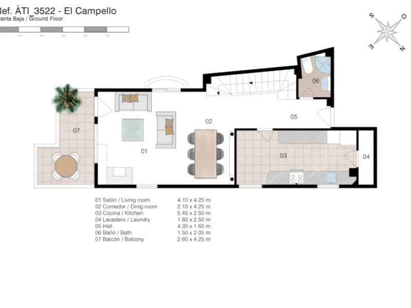 2 bedroom Penthouse for sale in El Campello with garage - € 375,000 (Ref: 9939668)