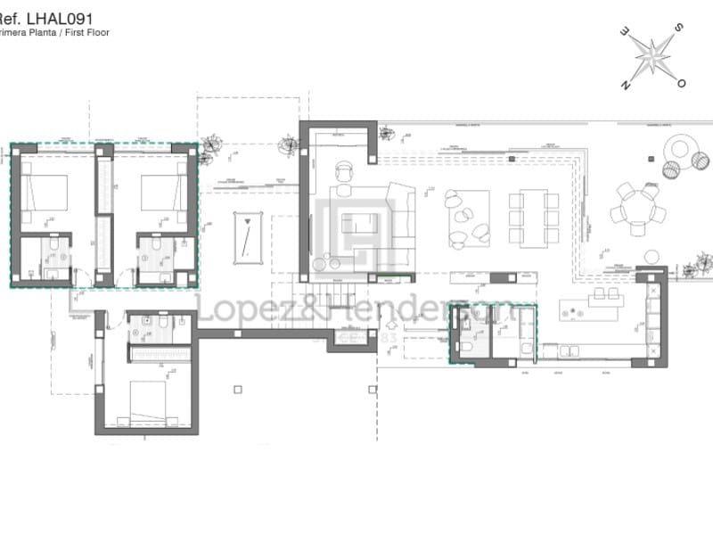 5 camera da letto Villa in vendita in Cumbre del Sol con piscina garage - 4.516.000 € (Rif: 9949456)