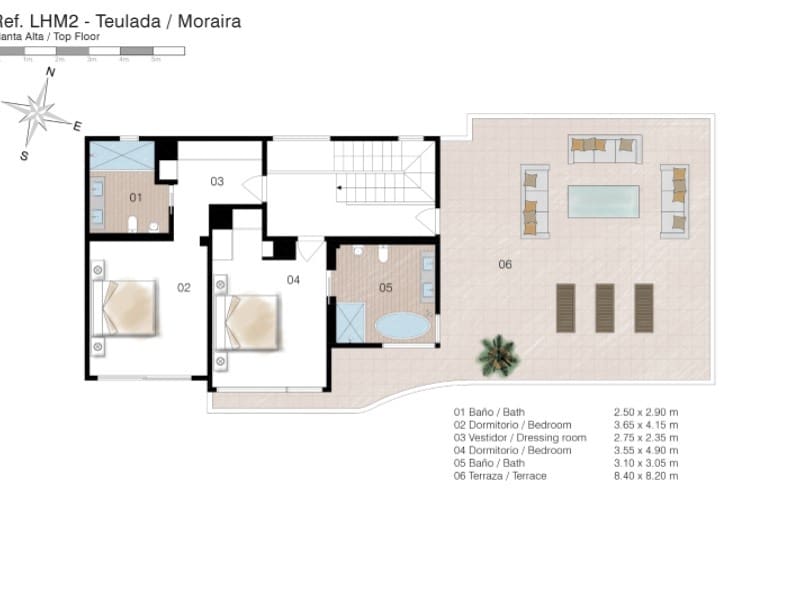 4 sovrum Villa till salu i Moraira med pool garage - 1 850 000 € (Ref: 9970324)