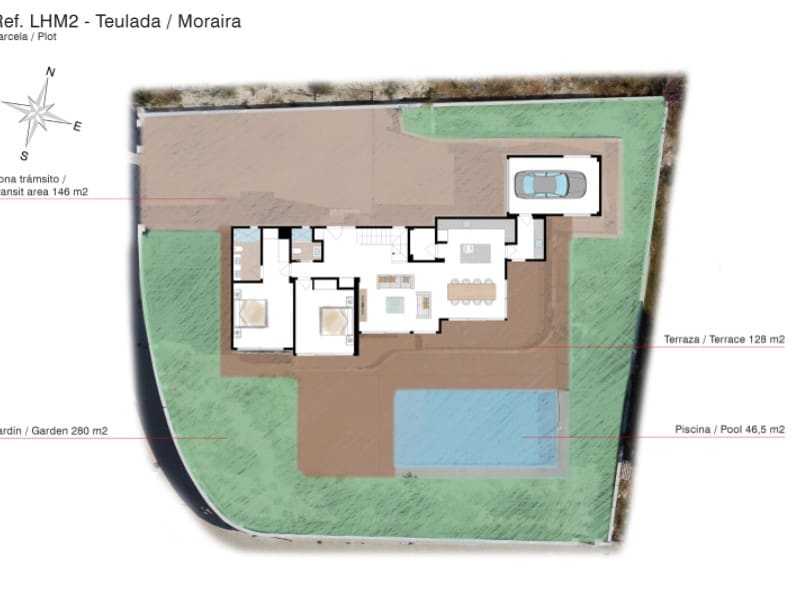 4 sovrum Villa till salu i Moraira med pool garage - 1 850 000 € (Ref: 9970324)