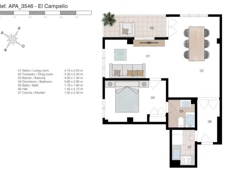 2 bedroom Apartment for sale in Playa de Muchavista - € 360,000 (Ref: 9994290)