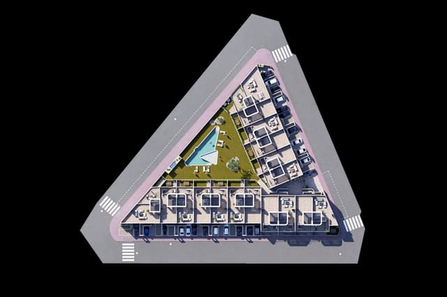 Apartamento de 3 habitaciones en San Fulgencio en venta con piscina garaje - 316.900 € (Ref: 9702467)