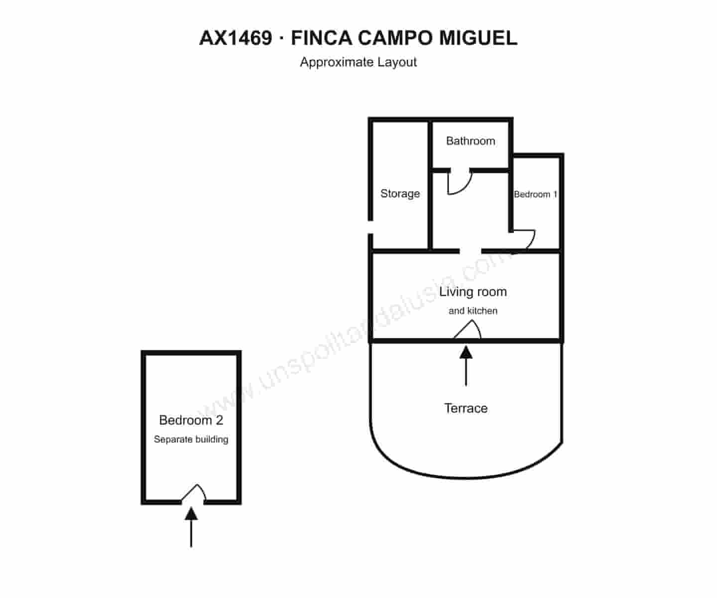 2 bedroom Finca/Country House for sale in Cutar - € 200,000 (Ref: 10182151)