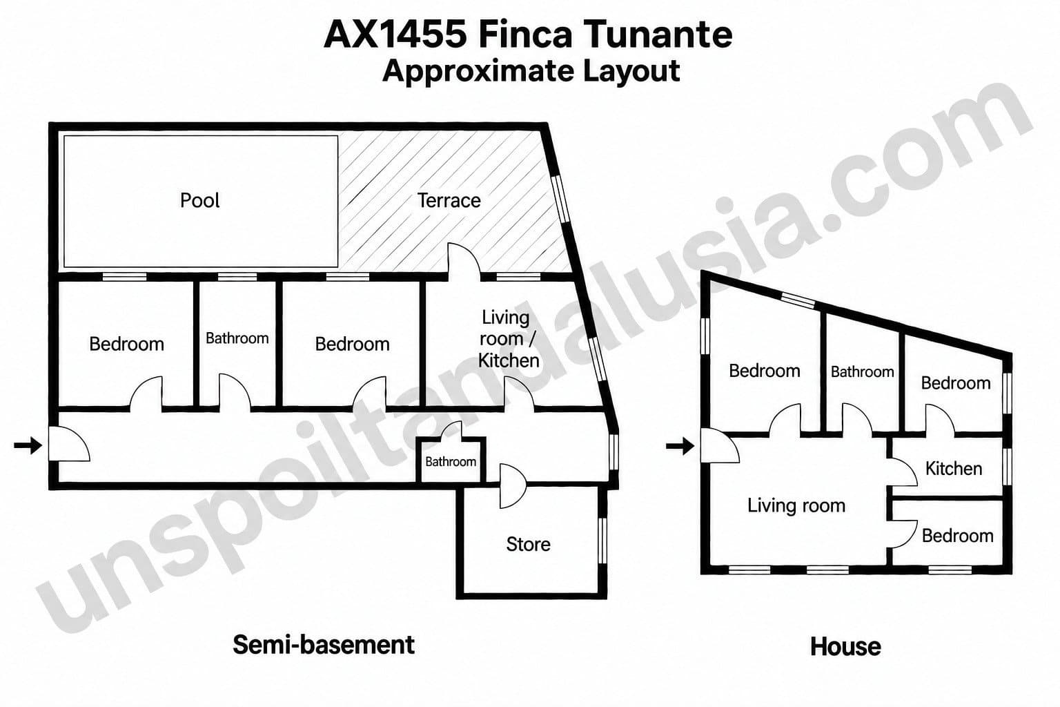 5 soveværelse Finca/Landehus til salg i Almachar med swimmingpool garage - € 340.000 (Ref: 10182349)