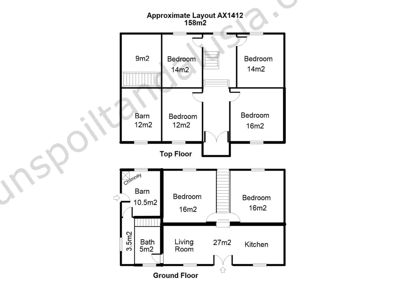 6 chambre Finca/Maison de Campagne à vendre à Comares - 340 000 € (Ref: 9410011)