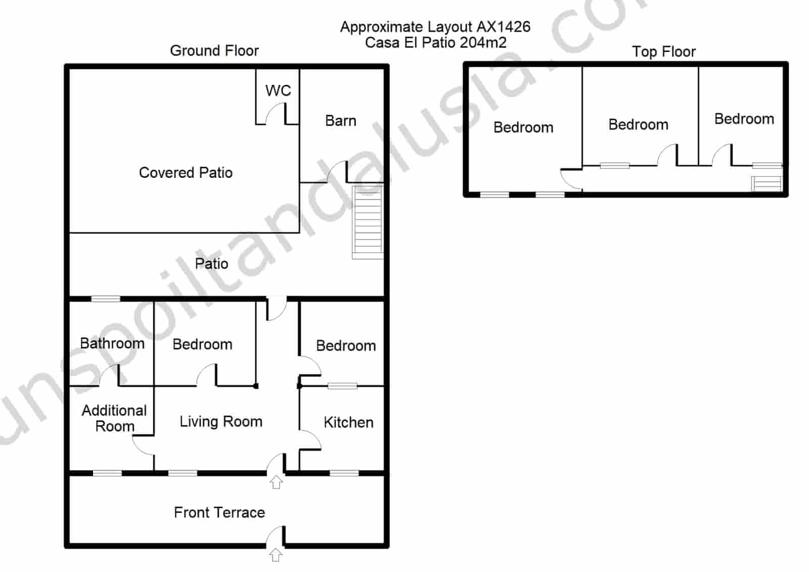 5 chambre Maison de Ville à vendre à Salto del Negro - 170 000 € (Ref: 9685648)