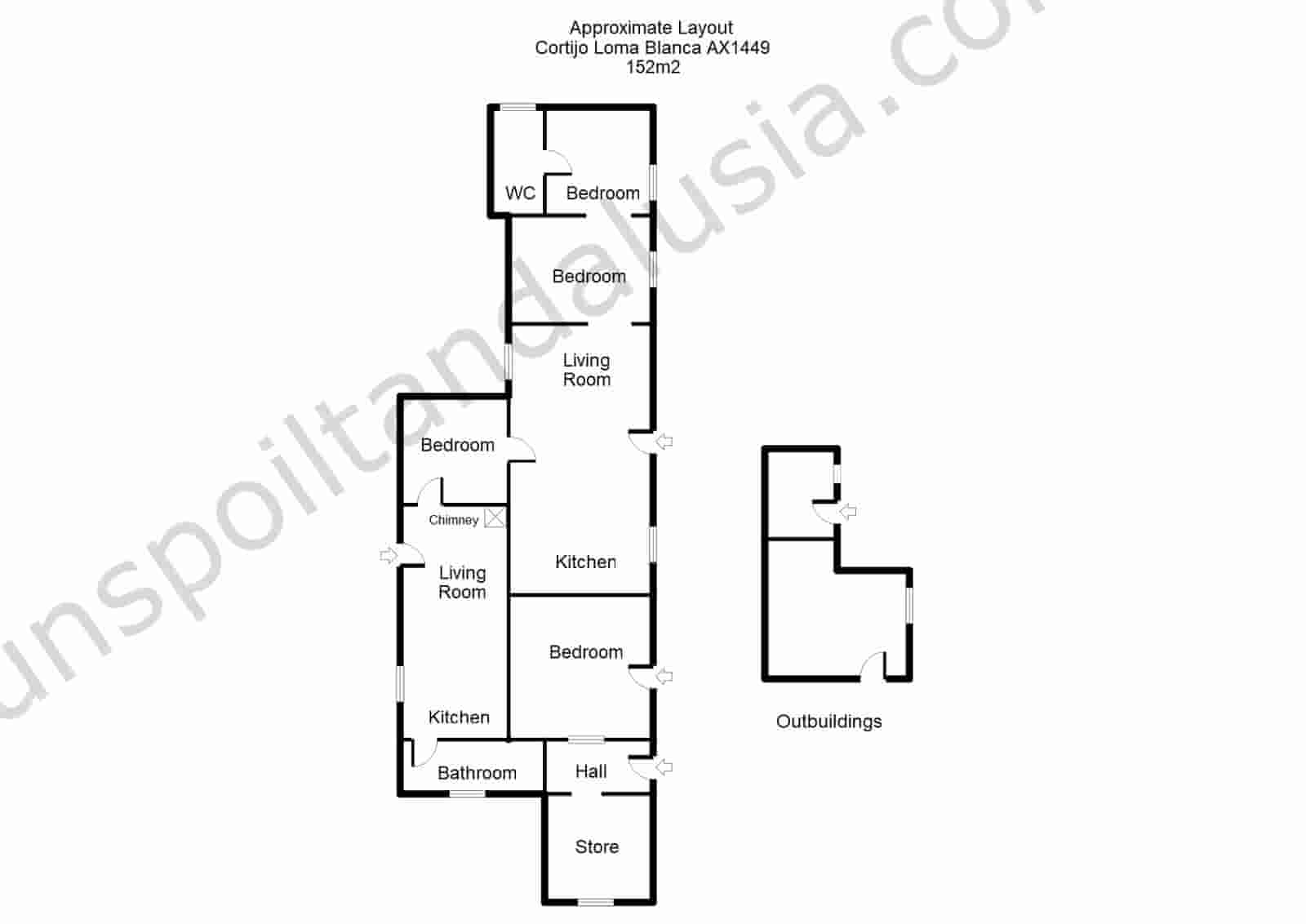 4 bedroom Apartment for sale in Almachar - € 185,000 (Ref: 9926327)