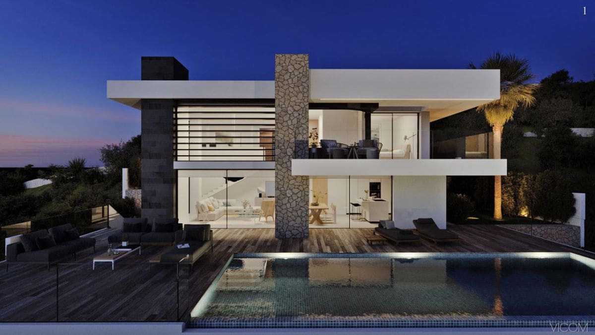 Chalet de 3 habitaciones en Benitachell / Benitatxell en venta con garaje - 1.880.000 € (Ref: 1860974)