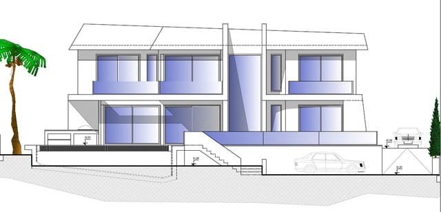 Chalet de 4 habitaciones en Calpe / Calp en venta con piscina garaje - 1.895.000 € (Ref: 1862698)