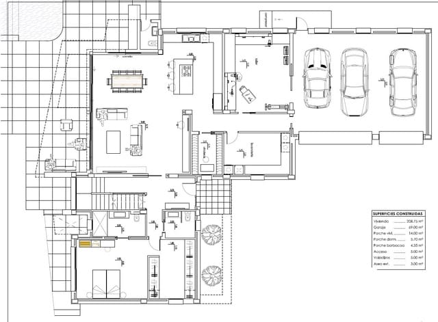 Chalet de 4 habitaciones en Calpe / Calp en venta con piscina garaje - 1.895.000 € (Ref: 1862698)