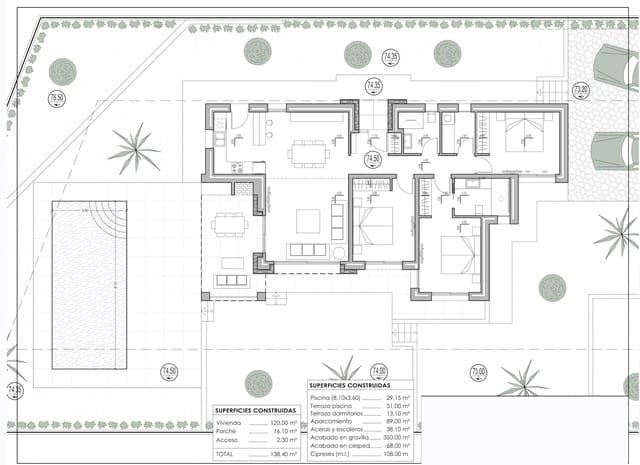 3 quarto Moradia para venda em Benissa com piscina garagem - 890 000 € (Ref: 1893668)