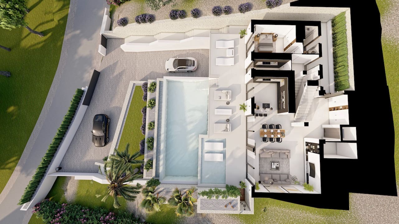 4 chambre Villa/Maison à vendre à Altea avec piscine garage - 1 900 000 € (Ref: 1944687)