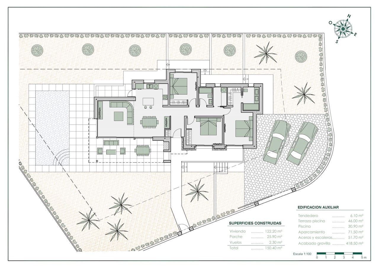 3 quarto Moradia para venda em Benissa com piscina garagem - 925 000 € (Ref: 3105896)