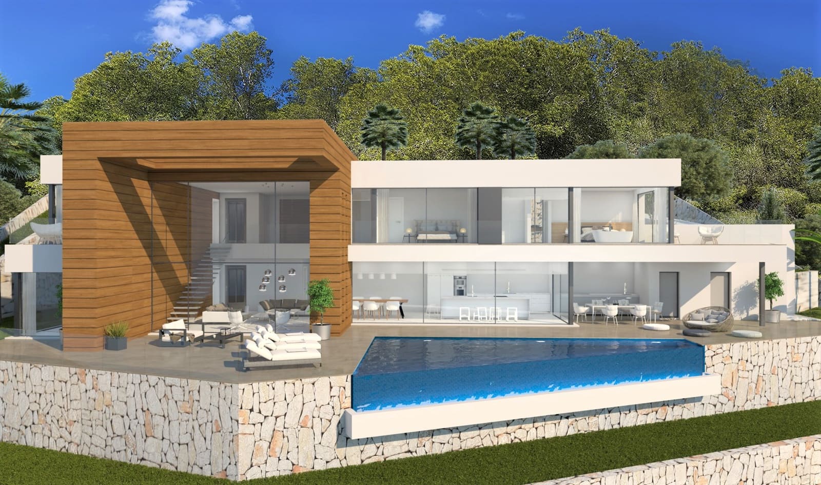5 sypialnia Willa na sprzedaż w Moraira z basenem - 1 545 000 € (Ref: 3106025)