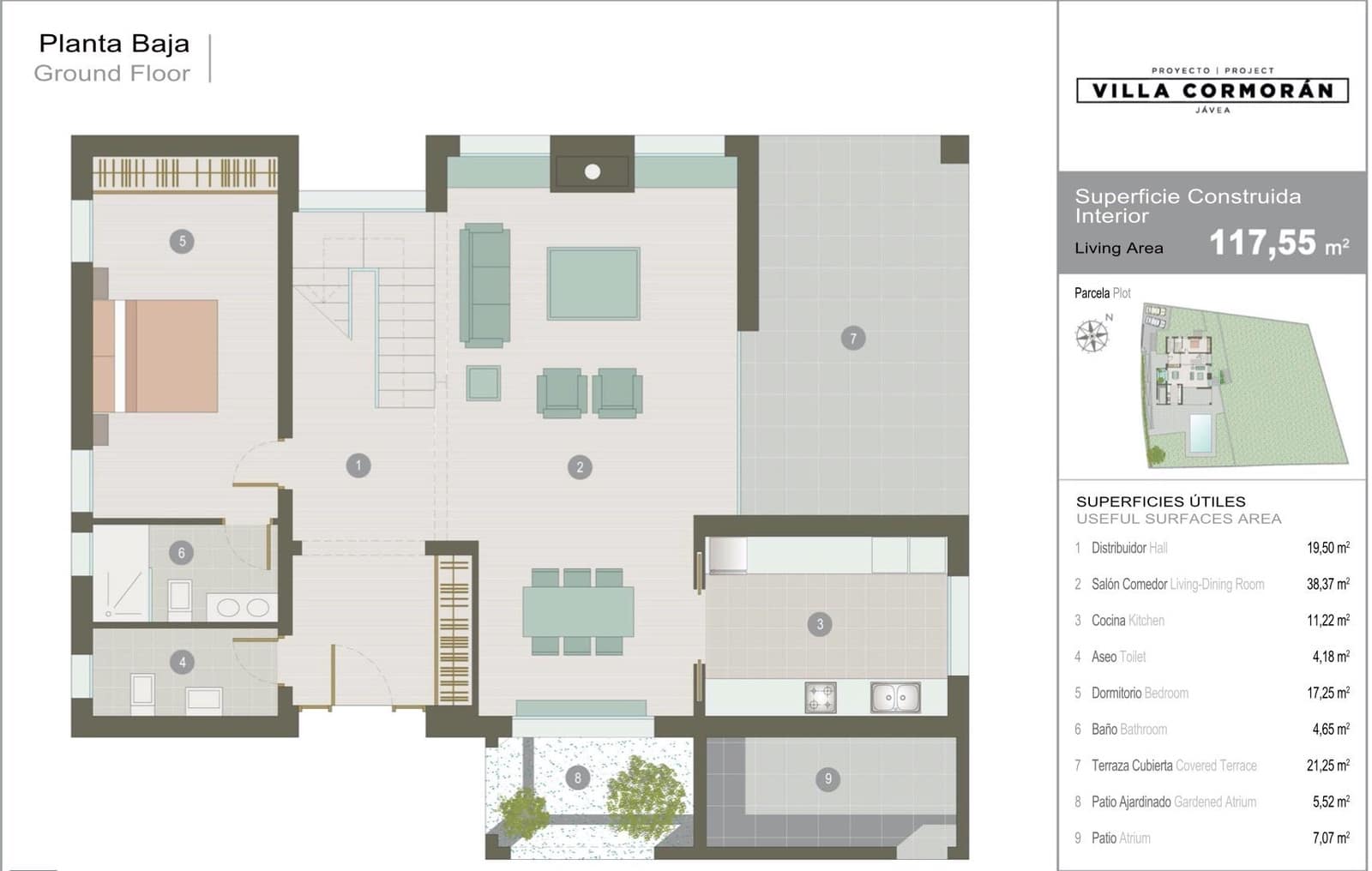 3 soveværelse Villa til salg i Javea / Xabia med swimmingpool - € 875.000 (Ref: 4612584)