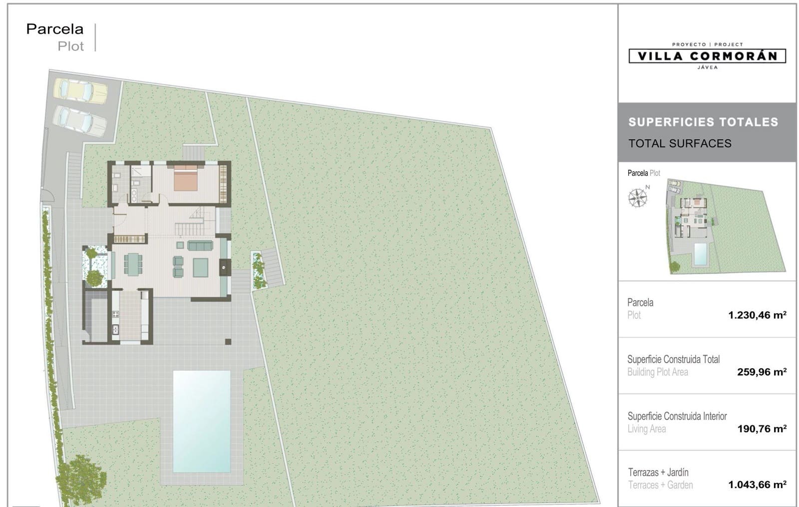 3 soveværelse Villa til salg i Javea / Xabia med swimmingpool - € 875.000 (Ref: 4612584)