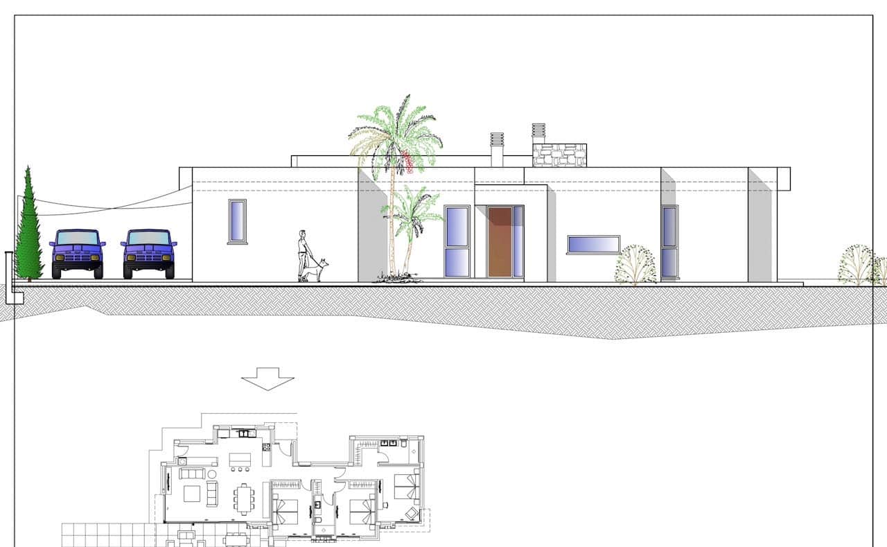 3 makuuhuone Huvila myytävänä paikassa Calpe / Calp mukana uima-altaan 
autotalli - 950 000 € (Ref: 5563680)