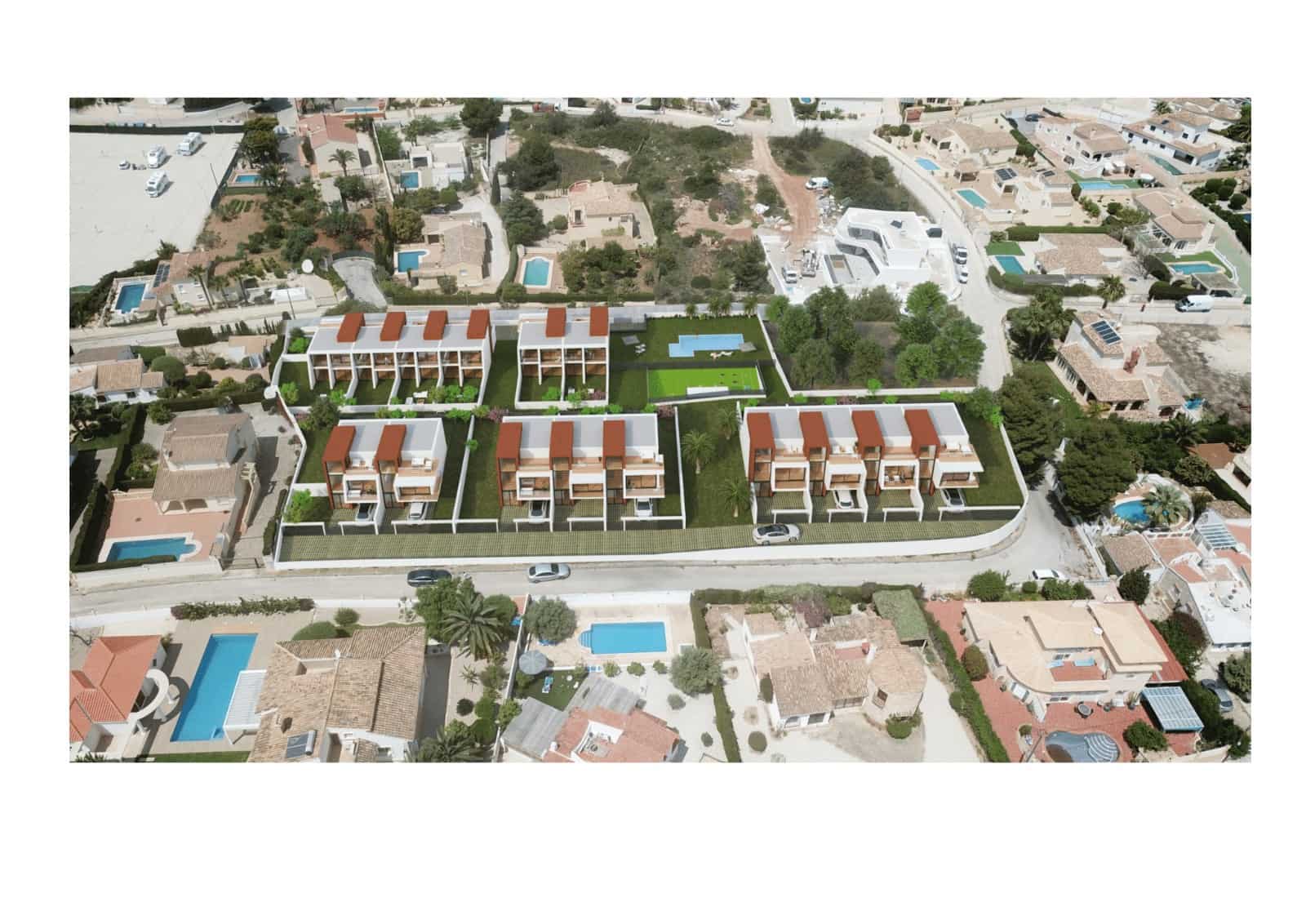3 soveværelse Byhus til salg i Calpe / Calp med swimmingpool garage - € 465.000 (Ref: 8260405)