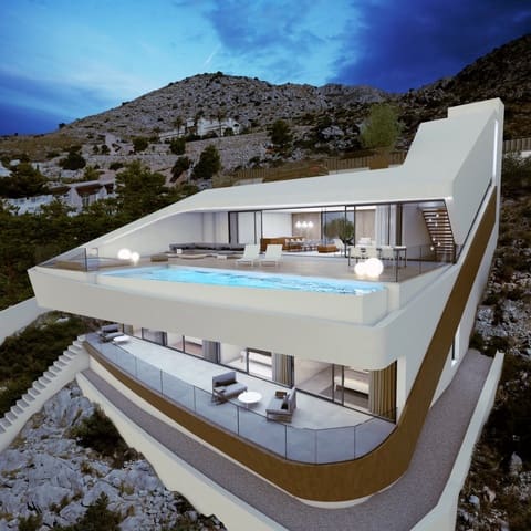 4 chambre Villa/Maison à vendre à Altea avec piscine garage - 1 950 000 € (Ref: 8270728)