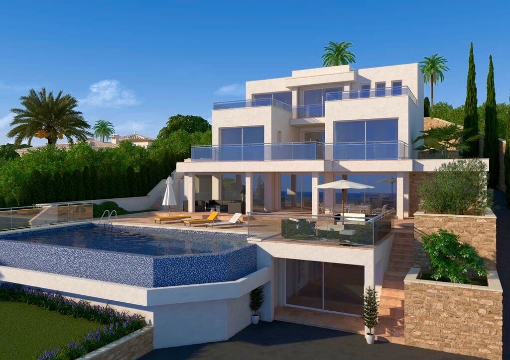 Chalet de 4 habitaciones en Moraira en venta con piscina - 2.180.000 € (Ref: 8270750)