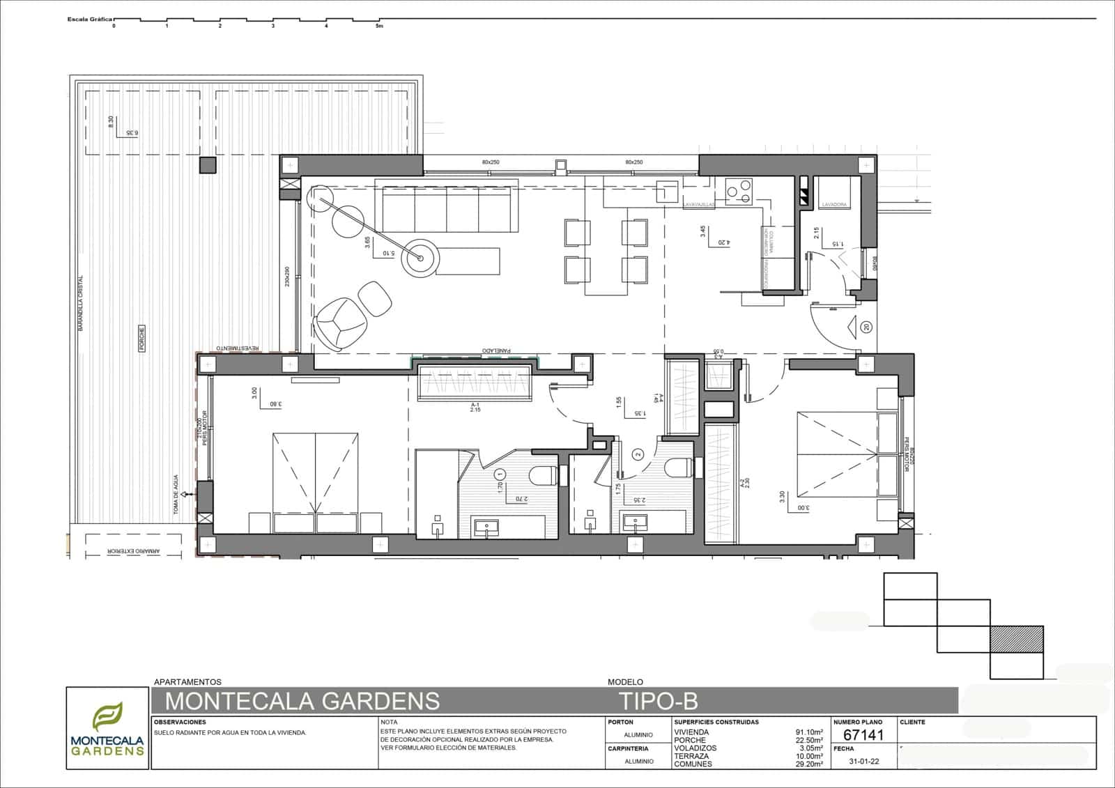2 bedroom Apartment for sale in Benitachell / Benitatxell with pool - € 398,000 (Ref: 8271674)