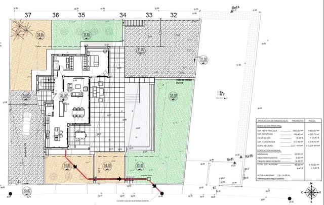 4 soverom Villa til salgs i Moraira, Teulada-Moraira med svømmebasseng garasje - € 1 675 000 (Ref: 8271680)