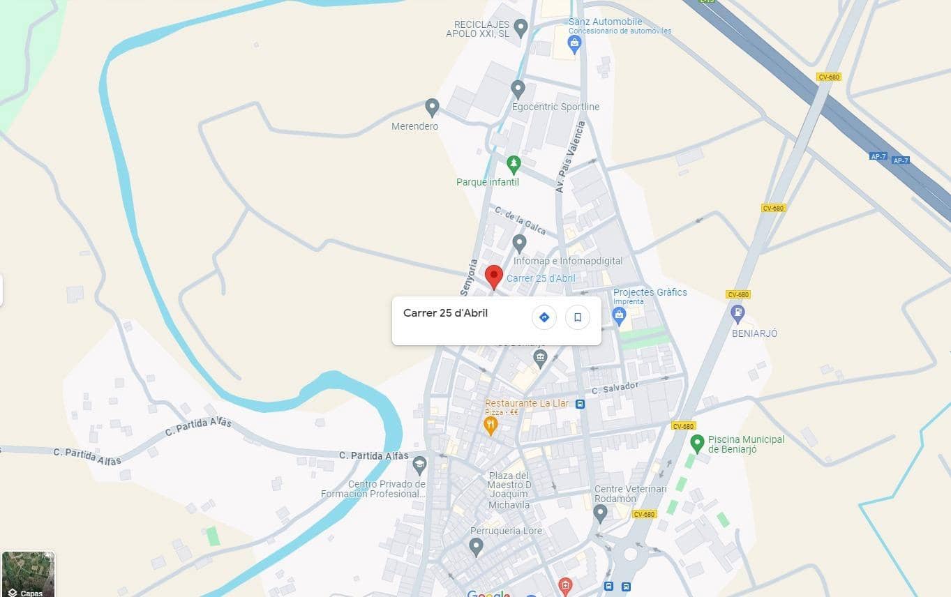 Bouwgrond te koop in Beniarjo - € 120.000 (Ref: 7950561)