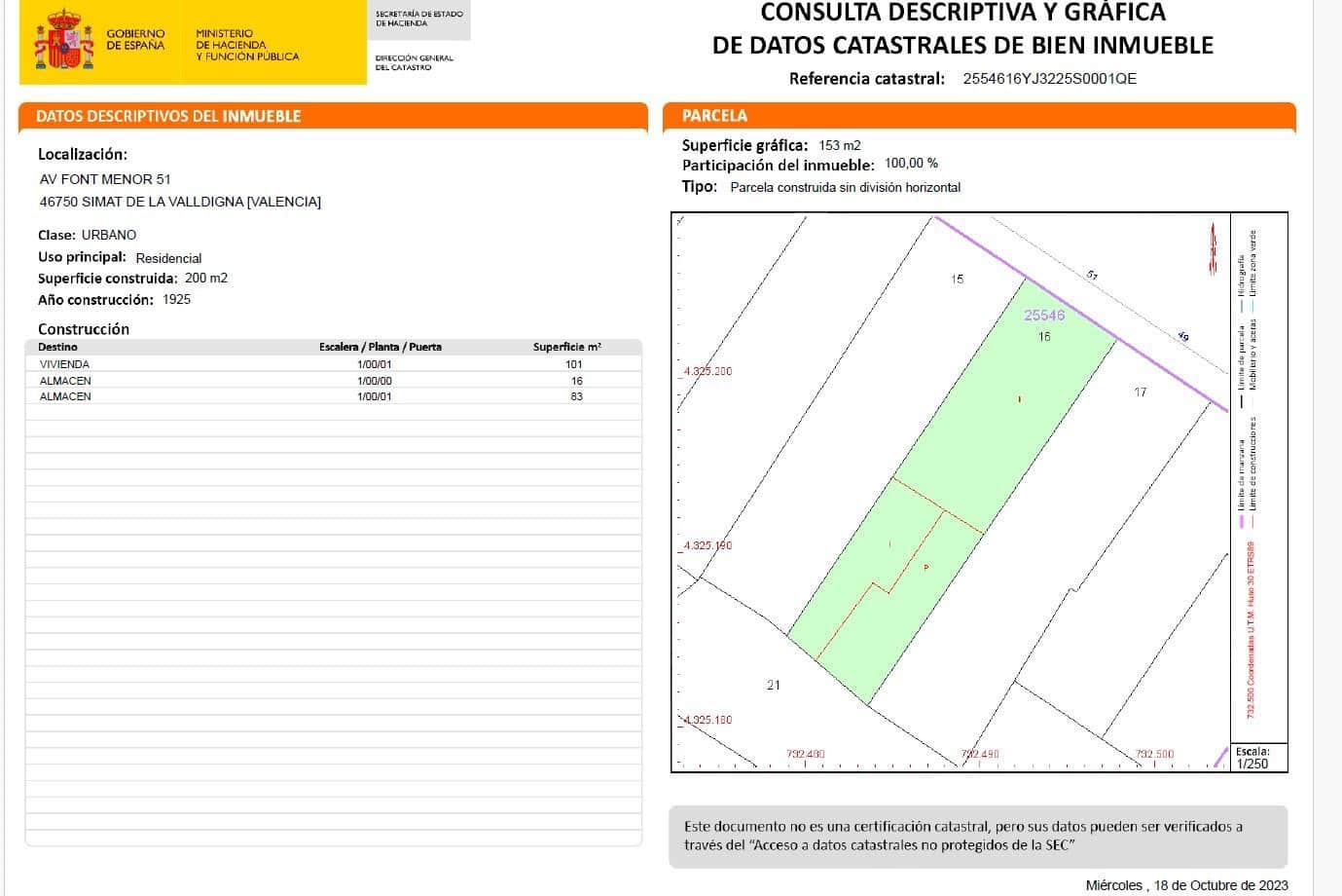 4 makuuhuone Omakotitalo myytävänä paikassa Simat de la Valldigna - 57 000 € (Ref: 9625508)